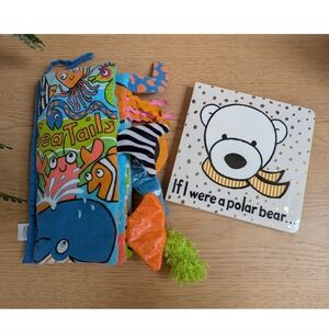 Jellycat Touch & Feel Sensory Activity Baby Book Bundle
